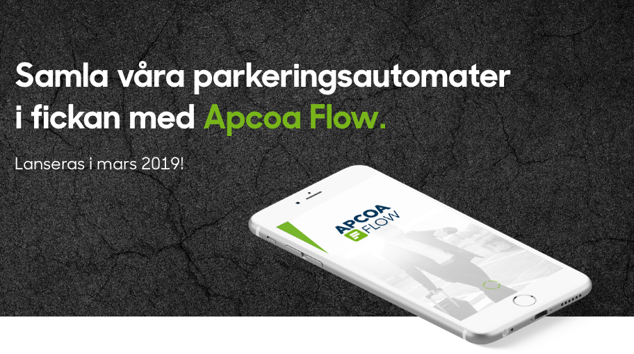 Samla våra parkeringsautomateri fickan med Apcoa Flow